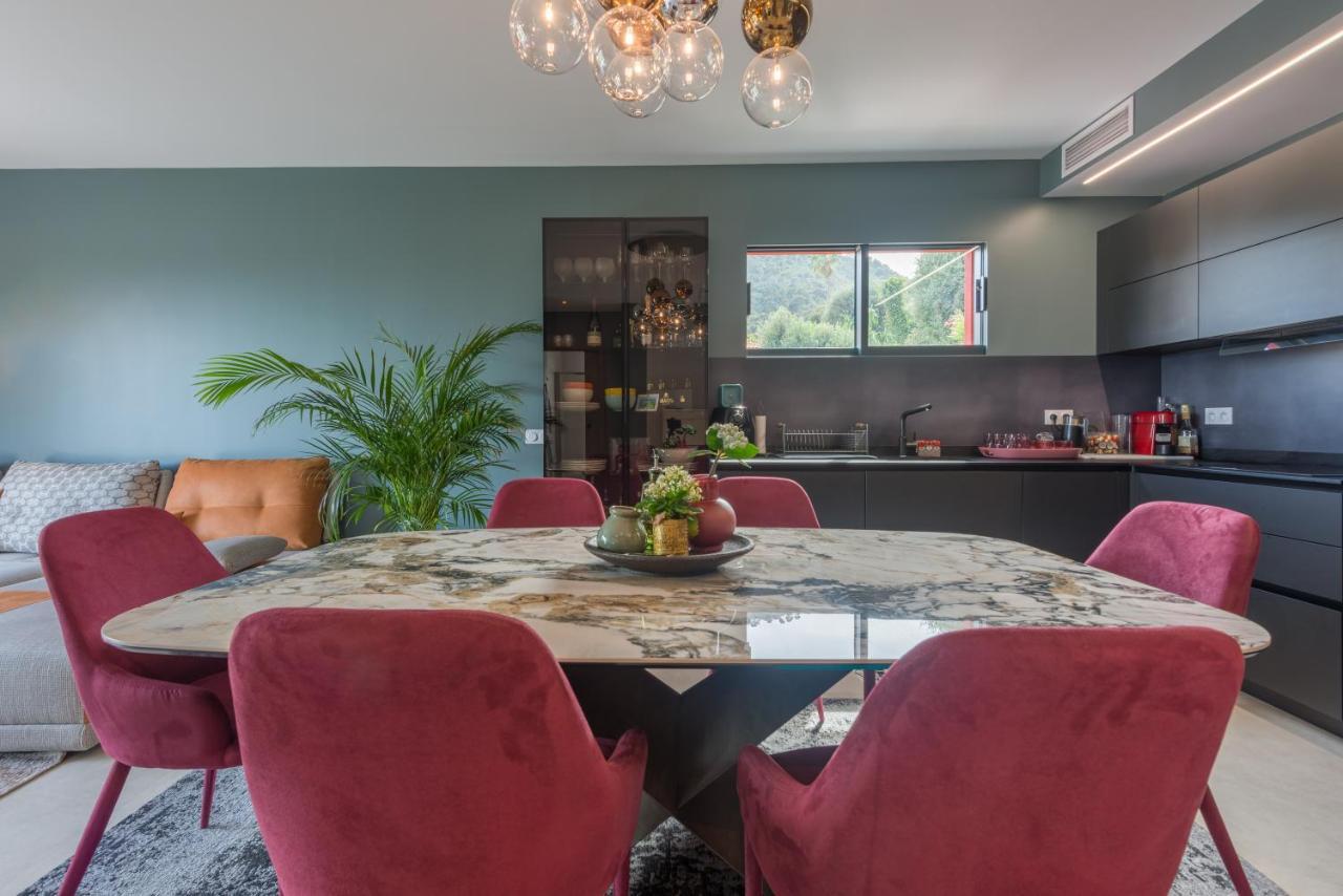 Deluxe Villa Graziella 200 M From The Beach Eze Bagian luar foto