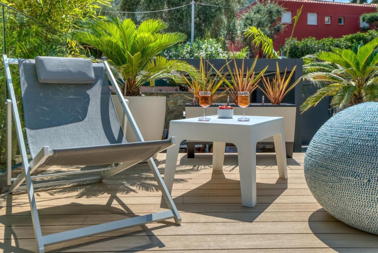Deluxe Villa Graziella 200 M From The Beach Eze Bagian luar foto