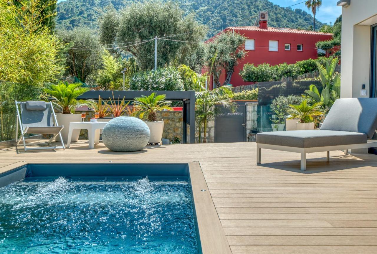 Deluxe Villa Graziella 200 M From The Beach Eze Bagian luar foto